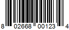 product barcode